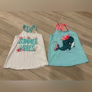 bundle Tommy Bahama Little Girls Sequin Summer Tank Tops Size 5-6